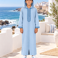 Kids Soft Jellaba - Baby Blue - Lifestyle