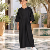 Kids Gandoura - Black - Lifestyle