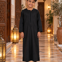 Kids Kaftan - Black - Lifestyle