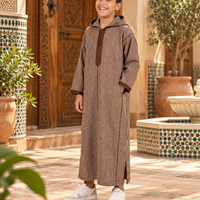 Kids Winter Jellaba - Brown - Lifestyle
