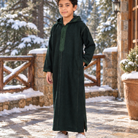 Kids Winter Jellaba - Green - Lifestyle