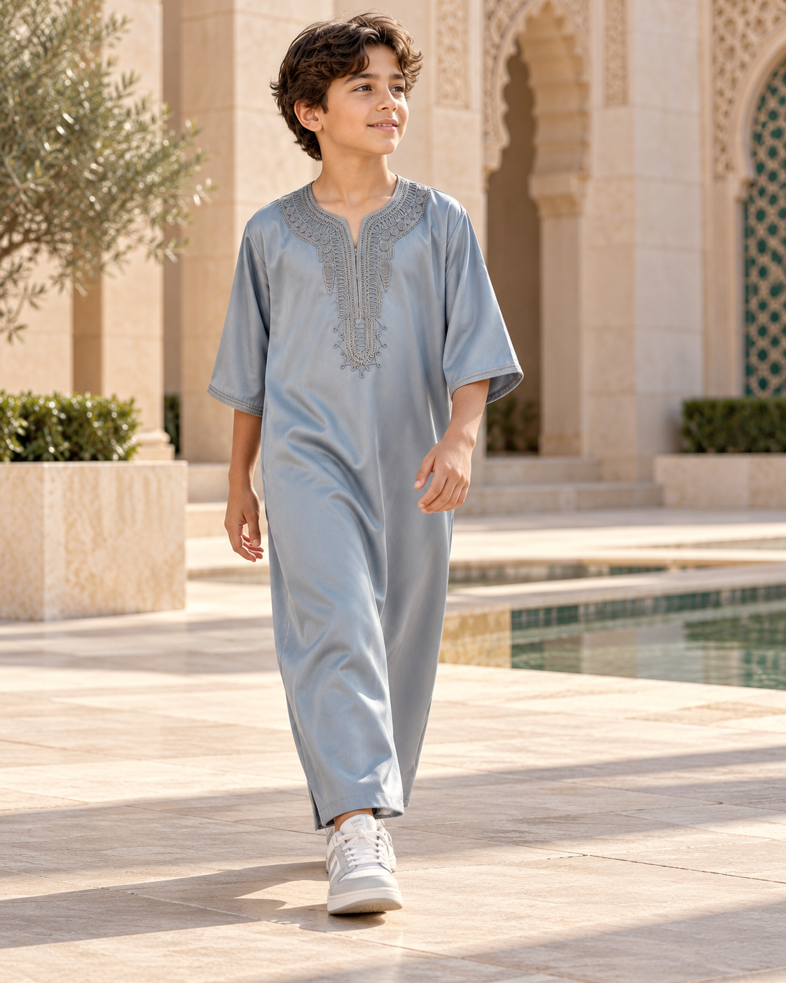 Kids Gandoura - Gray - Drive Accurate Lifestyle