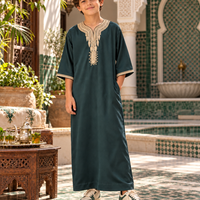 Kids Gandoura - Green and Beige - Drive Accurate Lifestyle