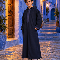 Kids Winter Jellaba - Night Blue - Lifestyle