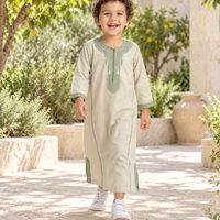 Kids Kaftan - Pistachio - Lifestyle