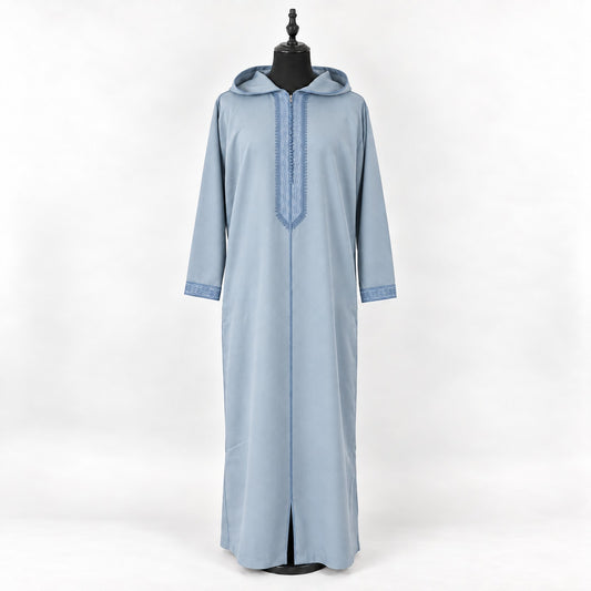 Soft Jellaba - Light Blue - main mannequin