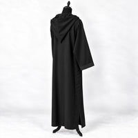 Soft Jellaba - Black - back hood side