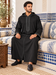 Soft Jellaba - Black - moroccan sofa