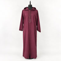Soft Jellaba - Burgundy - main mannequin