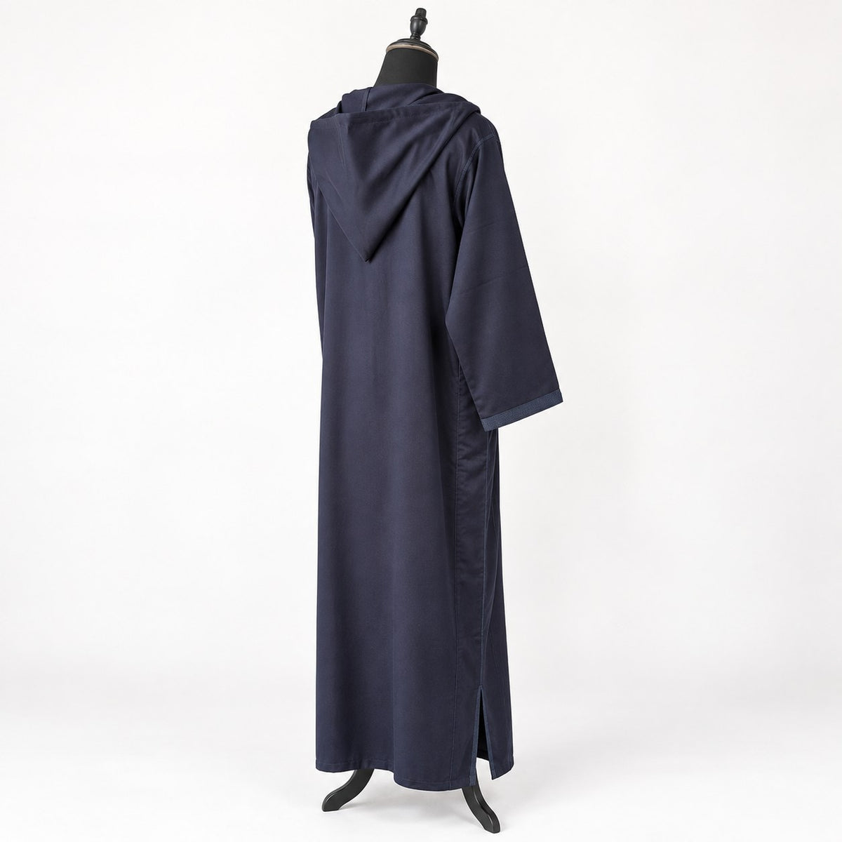 Soft Jellaba - Navy Blue - back hood side