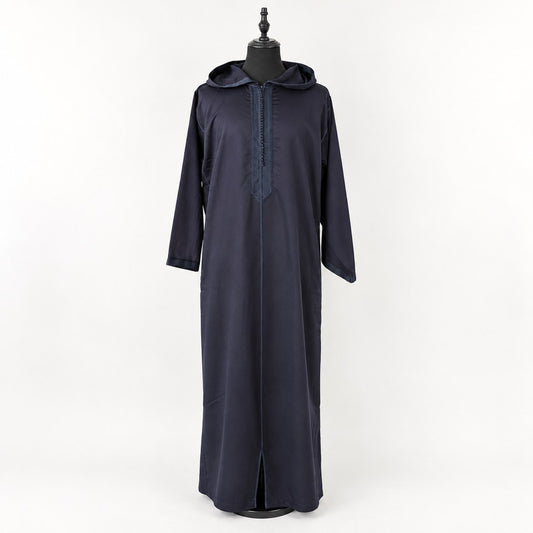 Soft Jellaba - Navy Blue - main mannequin
