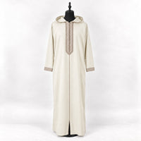 Soft Jellaba - Off-White and Beige - main mannequin