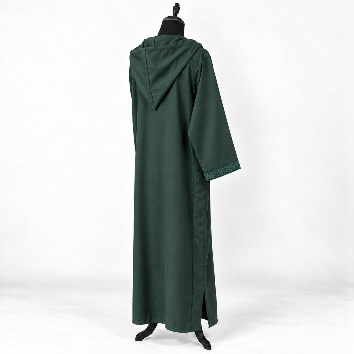 Soft Jellaba - Green - back hood side