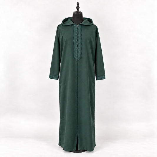 Soft Jellaba - Green - main mannequin