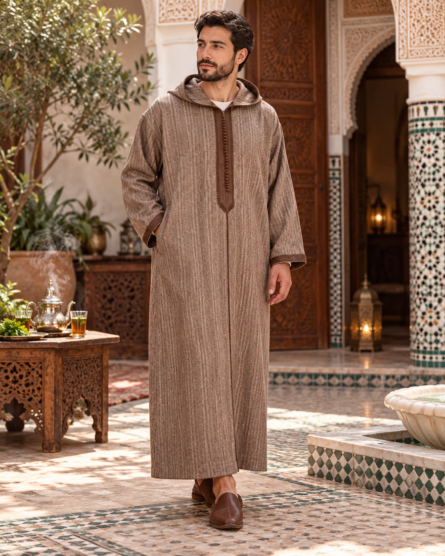 Winter Jellaba - Brown