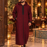 Winter Jellaba - Burgundy - Lifestyle