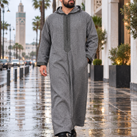 Winter Jellaba - Dark Gray - Lifestyle